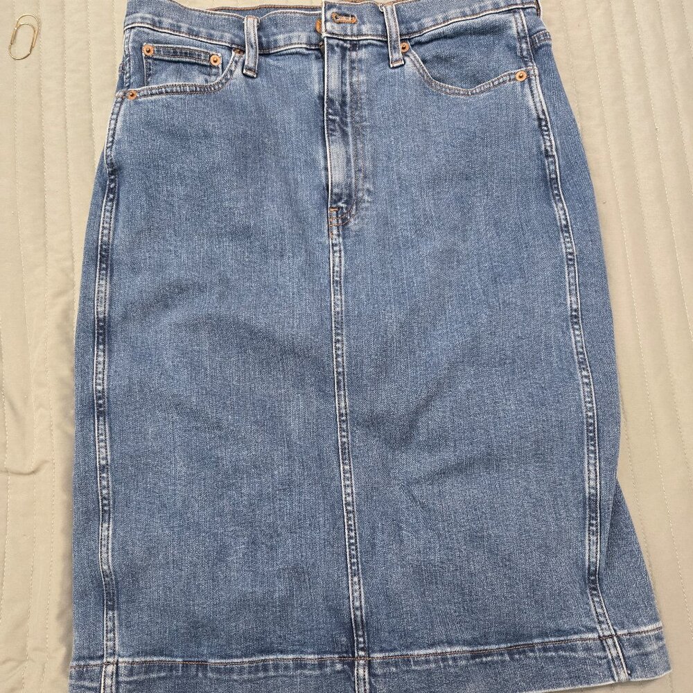 J crew denim skirt